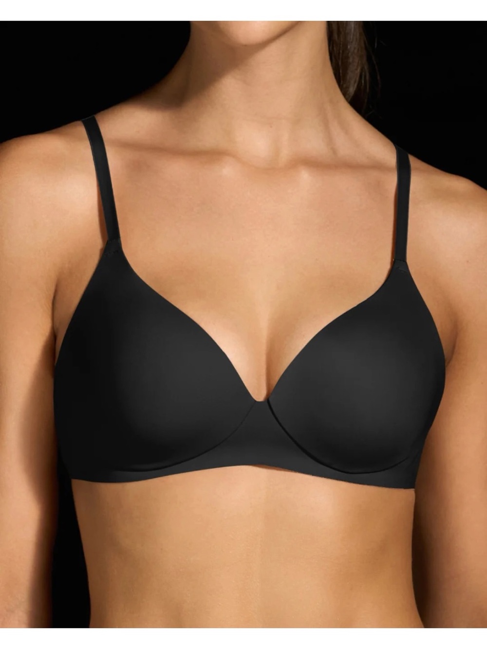 NWT EBY Pain Free T-Shirt Bra - Black Wireless T-Shirt Bra sz 36D